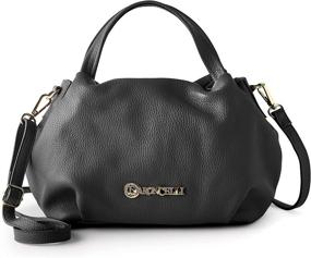 img 4 attached to 👜 Women's Baroncelli Handbags: Authentic Italian Leather Designer Totes, Purses, and Crossbody Bags