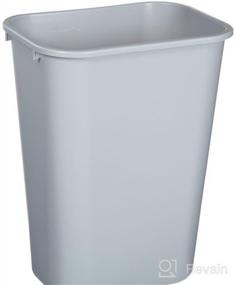 img 7 attached to 🗑️ Rubbermaid Commercial 10 Gallon Plastic Resin Deskside Wastebasket - Ideal for Office & Home, Beige