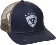 ariat navy center logo men's product logo