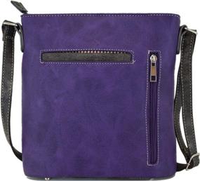 img 2 attached to 👜 Стильные сумки для женщин "Ковбойка Запада" с скрытыми ремнями через плечо: идеальное сочетание моды и функциональности!