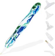 diamond painting pen kits: ultimate craft accessory set with 6 tips, drill pen, and embroidery tools - perfect for art, crafts, and nail art! logo