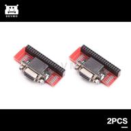 🔌 devmo 2pcs vga666 адаптерная плата с модулем dtoverlays dpi - совместима с raspberry pi 3b+, 3b, 2b, b+, a+ логотип