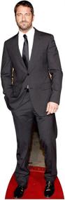 img 1 attached to 🌟 Star Cutouts Gerard Butler Cardboard Stand-Up: Life-Size Celebrity Stand-In - 74" x 24" Cardboard Cutout