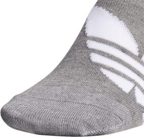 img 1 attached to 🧦 adidas Originals Men's Trefoil Superlite Super No Show Socks (6-Pack): Optimal Comfort and Style for Modern Men