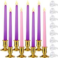 aneco flameless flickering candlesticks decoration logo