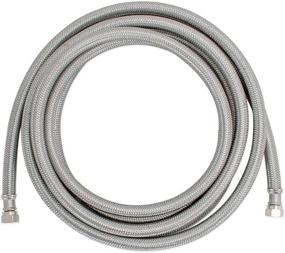 img 3 attached to 🔗 High-Quality Eastman 41058 Stainless Steel Braided Dishwasher Connector – 12 Ft Length, 3/8 inch Comp