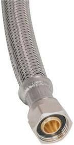 img 1 attached to 🔗 High-Quality Eastman 41058 Stainless Steel Braided Dishwasher Connector – 12 Ft Length, 3/8 inch Comp