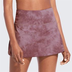 img 3 attached to 🎾 BALEAF Women's High Waisted Tennis Skirts: Stylish 13" Cute Golf Skorts with 4 Pockets for Casual Running Sports Workout