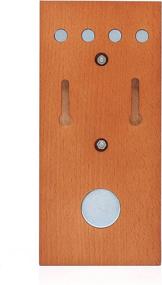 img 2 attached to Optimized: Beech Wood Wall Mounted Magnetic Bottle Opener and Cap Catcher Kit with Enhanced Magnet Strength – Ideal for Home Bar, Kitchen, or Man Cave