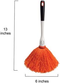 img 2 attached to Efficient Dusting with OXO Good Grips Microfiber Delicate Duster: A Gentle Touch for Delicate Surfaces