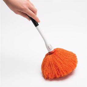 img 1 attached to Efficient Dusting with OXO Good Grips Microfiber Delicate Duster: A Gentle Touch for Delicate Surfaces