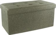 upholstered folding storage ottoman padded furniture in accent furniture logo