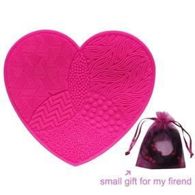 img 1 attached to Cleaning Mat，Makeup Cosmetic Portable Scrubber Tools & Accessories