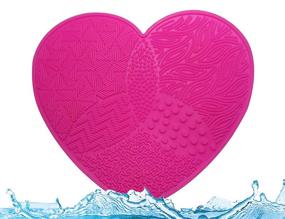 img 4 attached to Cleaning Mat，Makeup Cosmetic Portable Scrubber Tools & Accessories