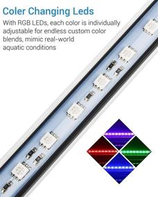 img 2 attached to NICREW Submersible RGB Aquarium LED Light Stick - Underwater Fish Tank Multicolor LED Lights with Remote Control - 7 Inches, 2.5W