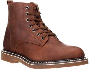 img 4 attached to 👞 Golden Fox Boondocker 10 Brown Men's Shoes – Ideal for Work & Safety Needs, Ensuring Reliable Protection