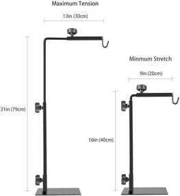 img 2 attached to 🔥 BOURDSERK Reptile Lamp Stand Heat Lamp Metal Bracket | Adjustable Floor Holder for Reptile Glass Terrarium | Heating Light for Snake Turtle Frog Bearded Dragon Chameleon Habitat Tank Accessories-Suitable for SEO