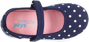img 1 attached to 👧 Simple Joys by Carter's Toddler and Little Girls' (1-8 yrs) Mary Jane Shoe for Everyday Wear
