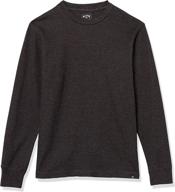 billabong essential thermal black heather logo