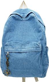 img 4 attached to Рюкзак Yunzh Bookbags Рюкзак Lightblue