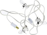 💡 6-foot accessory cord with 3 lights by darice white logo