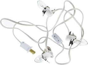 img 1 attached to 💡 6-Foot Accessory Cord with 3 Lights by Darice White