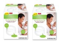 🧻 100 count nuk ultra dry disposable nursing pads logo