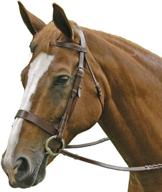 exselle flat hunt bridle oversize logo