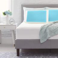 🌙 standard white comfort revolution bubble gel + memory foam pillow for enhanced comfort logo