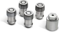 🔒 secure your jeep wrangler's wheels with 82215711 wheel locks - set of 5 - 2018 edition logo