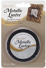 img 1 attached to 🎨 DecoArt 1-Ounce Silver ML03C-28 Metallic Lustre Wax, Spark, 1 Fl Oz (Pack of 1) - Enhancing SEO