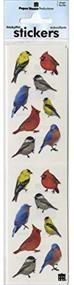 img 1 attached to 🐦 Paper House Productions ST-2215E Photo Real Stickypix Stickers, 2-Inch by 4-Inch, Backyard Birds - 6 Pack: Express Nature's Beauty With Realistic Decorative Stickers!