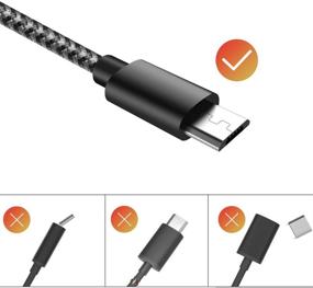 img 3 attached to 🔌 Gopala Micro USB Кабель Андроид Зарядное Устройство [6-Pack 5ft] - Быстрая Синхронизация и Зарядный Шнур для Андроид, Samsung, Nexus, LG, HTC, Nokia, Sony и многое другое - Нейлоновая оплетка