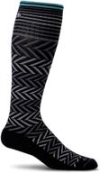 🧦 stylish sockwell women's chevron moderate graduated compression sock: comfort and fashion combined logo