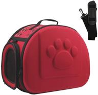 переноска для домашних животных aritan: топ-рейтинговая портативная сумка с мягким боковым каркасом eva и сетчатыми окнами - идеально подходит для маленьких и средних собак и кошек. логотип