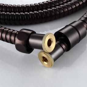 img 2 attached to 🚿 Weirun Bathroom Extended Length Replacement 79-Inch Oil Rubbed Bronze Stainless Steel Interlock Handheld Sprayer Shower Head Hose