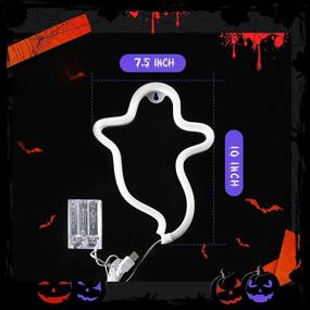 img 2 attached to Подарочная гирлянда Halloween с батарейным питанием":