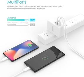 img 1 attached to 🔌 LENTION 45W USB C Wall Charger: Fast Charge PD Adapter for Apple iPhone 11/Pro/Max, iPad Pro, MacBook Air/Pro, Samsung S10/S9, Nintendo Switch, and more!