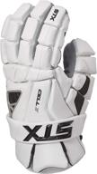 stx lacrosse gloves white medium logo