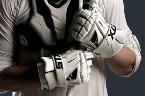 img 1 attached to STX Lacrosse Gloves White Medium