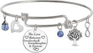 👵 tisda grandmother granddaughter bracelet - christmas girls' jewelry set logo