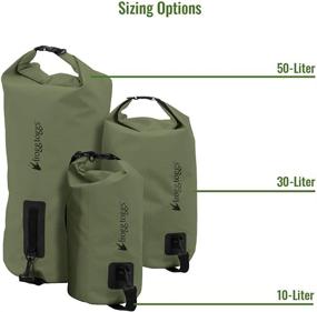 img 2 attached to 🐸 FROGG TOGGS FTX Gear PVC Tarpaulin Waterproof Dry Bag with Detachable Cooler Insert