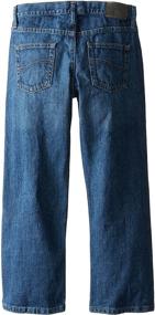 img 1 attached to 👖 Premium Select Relaxed Fit Straight Leg Jeans for Boys by Lee
