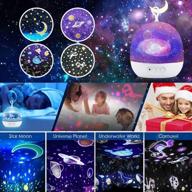 🎠 whimsical horse night lights for kids room: carousel-space-star-ocean projector for girls and boys, perfect xmas gifts for kids age 3-6, cool room decor included (white) логотип