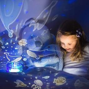 img 2 attached to 🎠 Whimsical Horse Night Lights for Kids Room: Carousel-Space-Star-Ocean Projector for Girls and Boys, Perfect Xmas Gifts for Kids Age 3-6, Cool Room Decor Included (White)