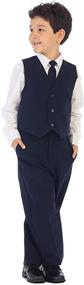 img 1 attached to Formal Boys' Clothing Set - IGirldress 5 Piece in Classic Black - Perfect Match