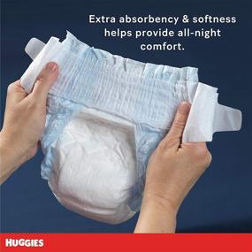 img 2 attached to Huggies Overnites Diapers Size 6 - 42 Ct: The Ultimate Nighttime Solution for Your Baby's Comfort