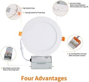 img 2 attached to 🔆 Certified Warmiplanet Recessed Downlight with Junction Integration