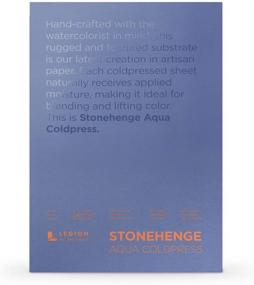 img 3 attached to Legion Stonehenge Aqua Watercolor Block: 7x10 White 15 Piece - Enhanced Painting Experience!