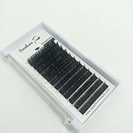 💫 seashine l-curl individual mixed eyelash extensions: 9-14mm length, 0.07-0.20 thickness, natural looking lashes for makeup and beauty professionals - wholesale tray (0.15l) logo